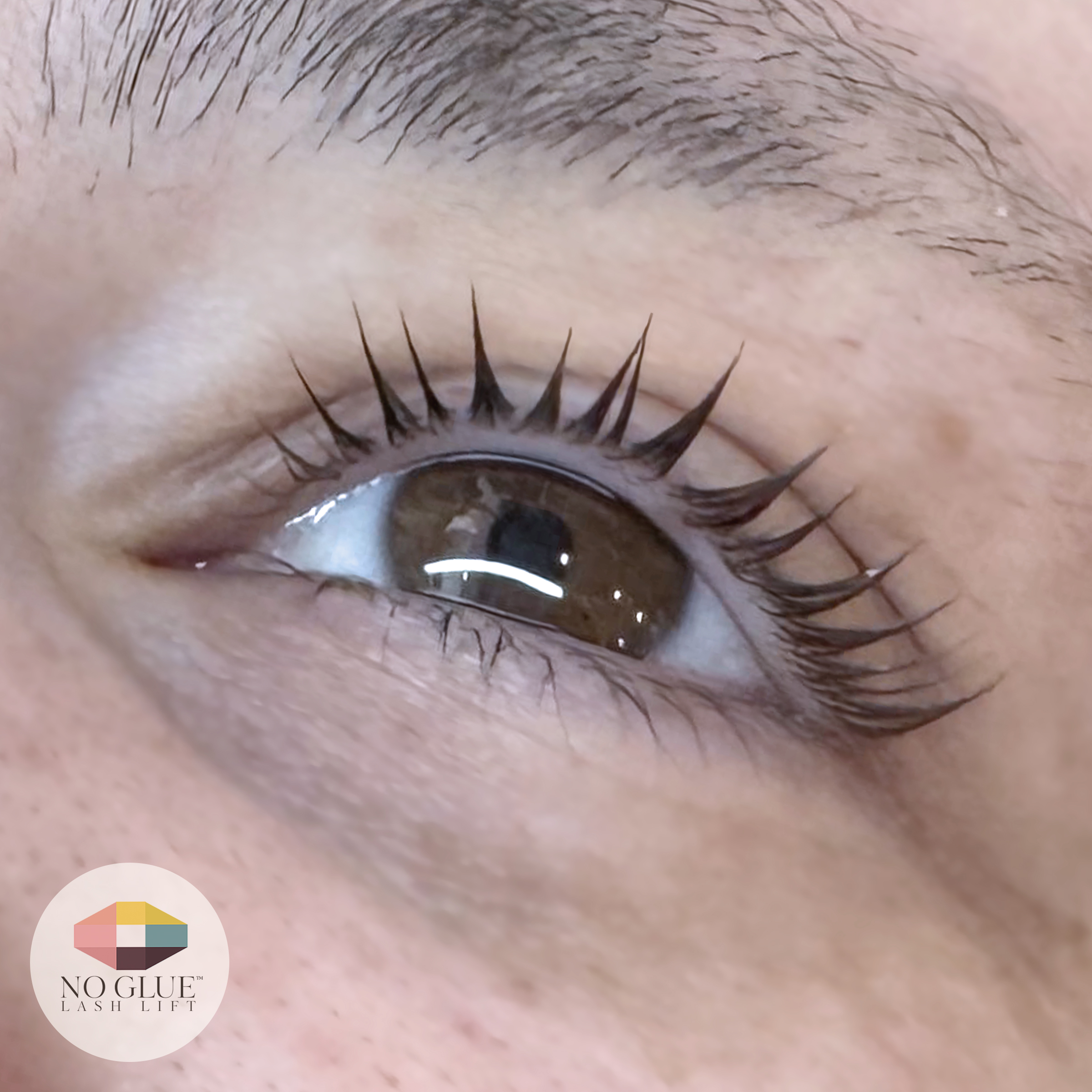 After — Korean No-Glue Lash Lift