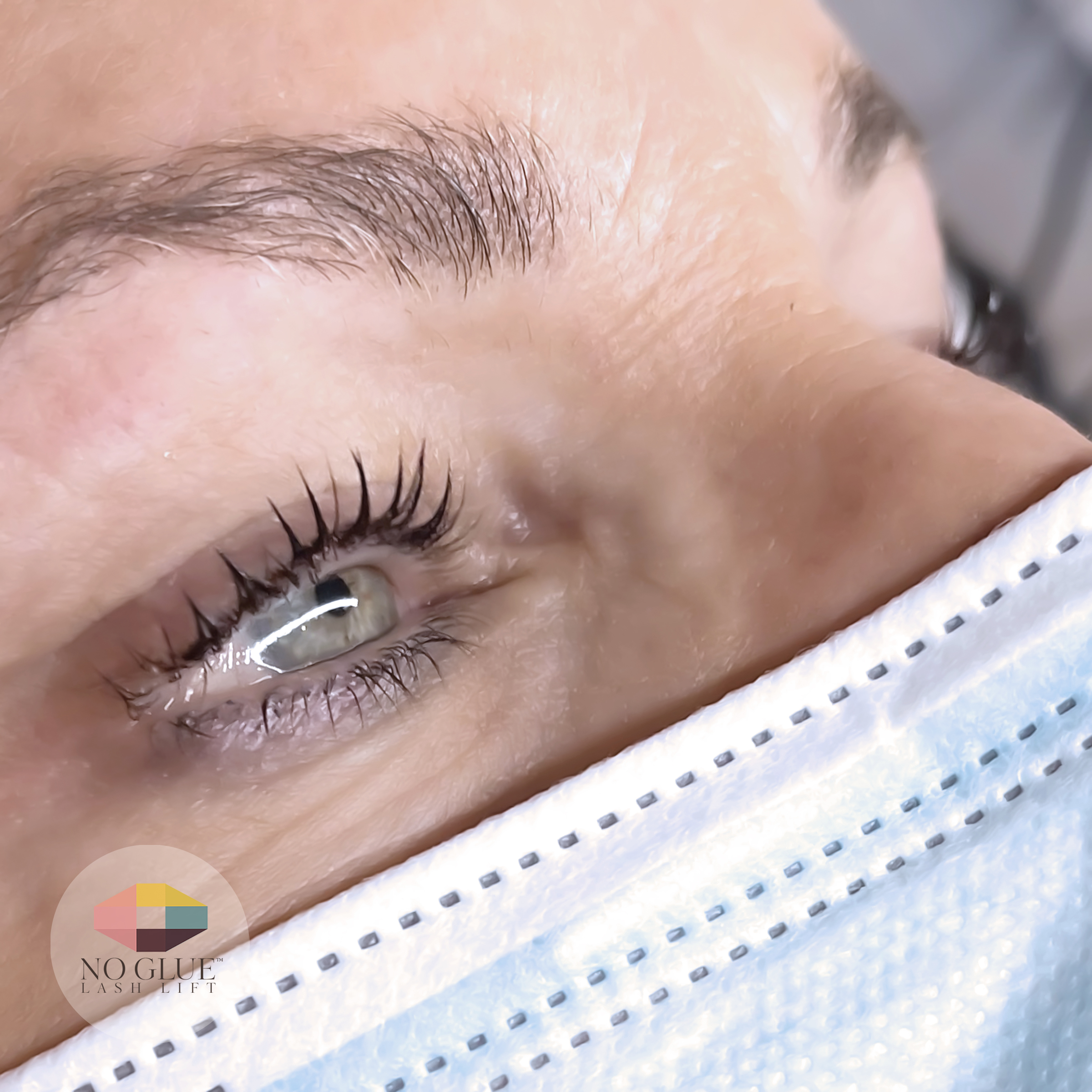 After — Korean No-Glue Lash Lift